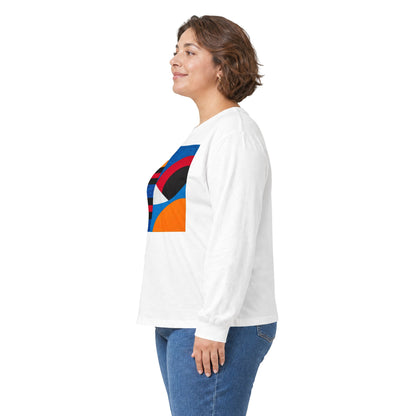 plate 212 long sleeve tee - White