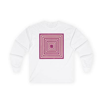 plate 413 long sleeve tee - White