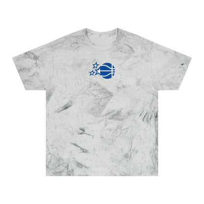 Orlando Basketball Tie-Dye Tee — Smoke, Royal & Off-White