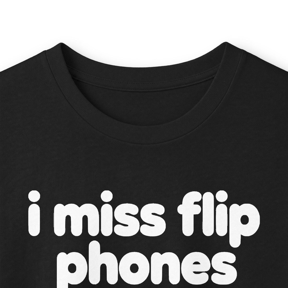 i miss flip phones long sleeve tee - Black by lonelyboi