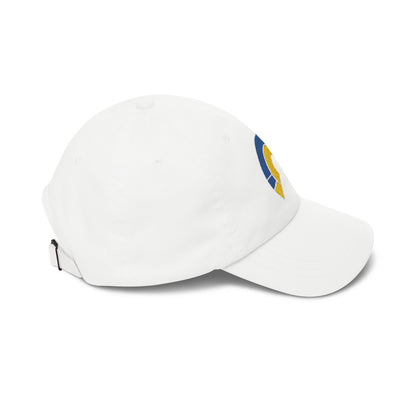 Los Angeles Football Dad Cap — Embroidered, Royal, Gold & White