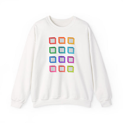plate 089 crewneck - White