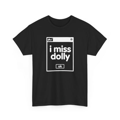 i miss dolly error tee - Black