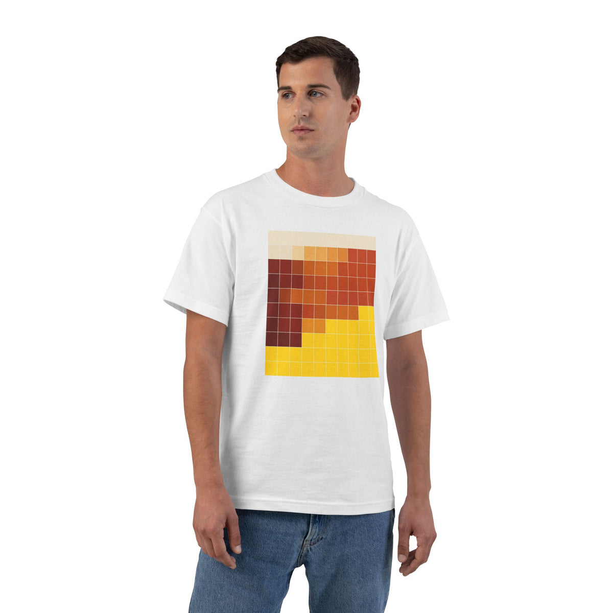 plate 256 beefy tee - White