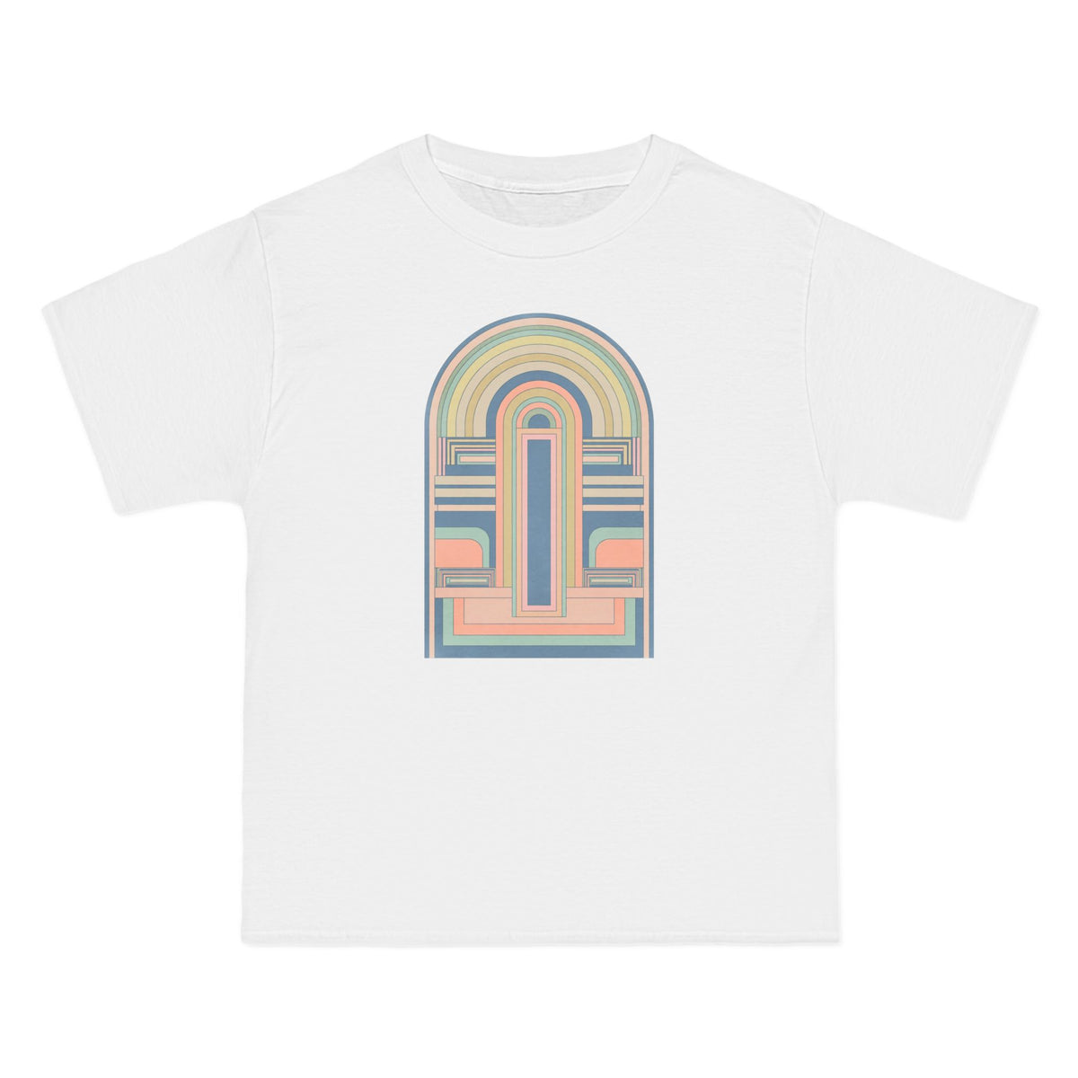 plate 074 beefy tee - White
