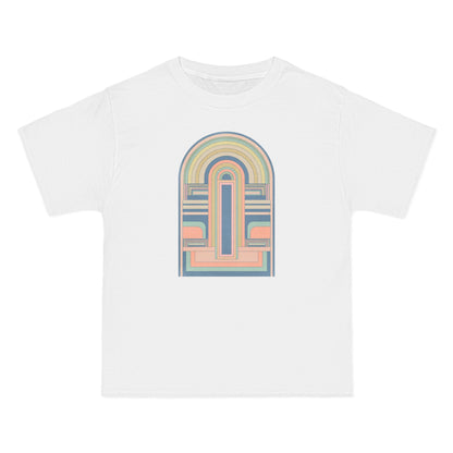 plate 074 beefy tee - White