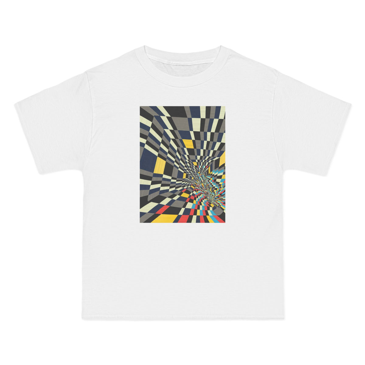 plate 466 beefy tee - White by onlycolor