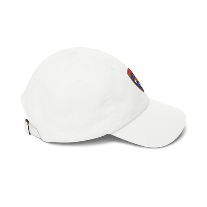 South Florida Hockey Dad Cap — Embroidered, Old Gold, Navy & Red