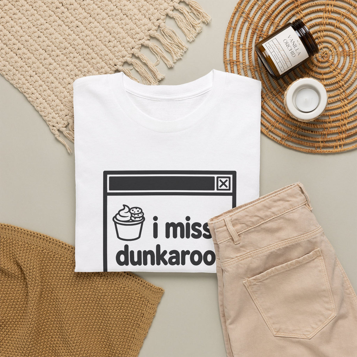 i miss dunkaroos error tee - White by lonelyboi