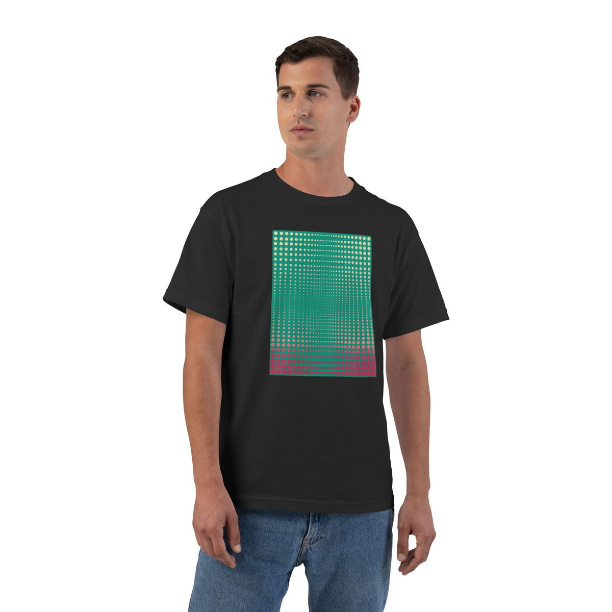 plate 443 beefy tee - Black