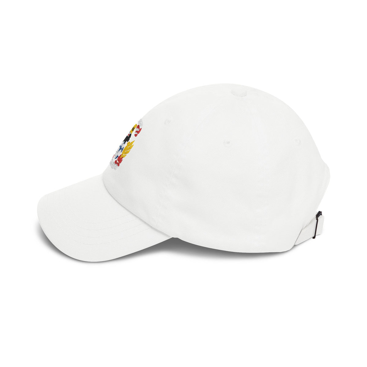 Coventry Soccer Dad Cap — Embroidered, White, Royal & Red