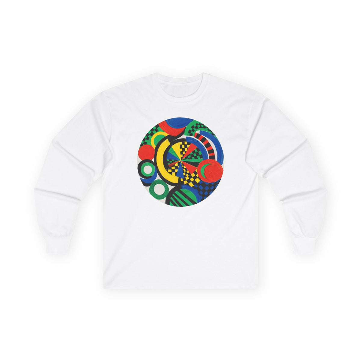 plate 286 long sleeve tee - White