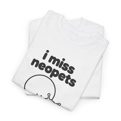 i miss neopets tee - White