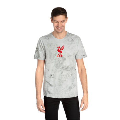 Liverpool Soccer Tie-Dye Tee — Smoke, Deep Red