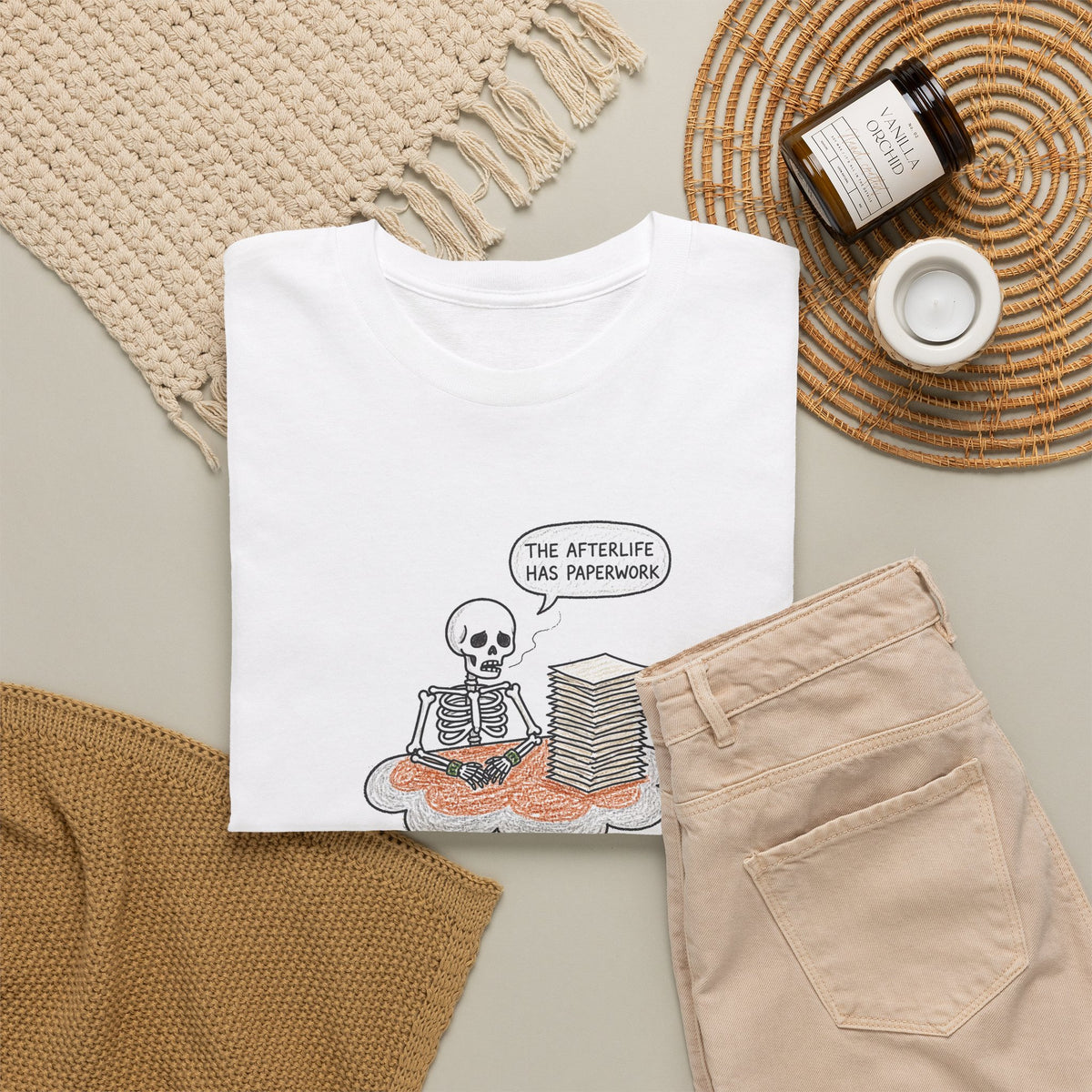 Afterlife Paperwork tee by doodledude