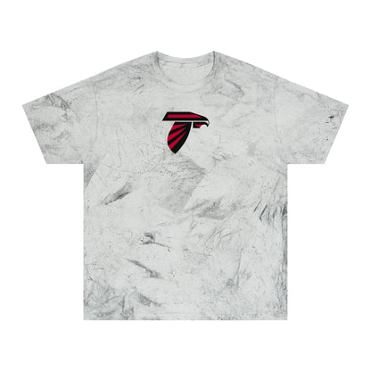 Atlanta Football Tie-Dye Tee — Smoke, Black & Red