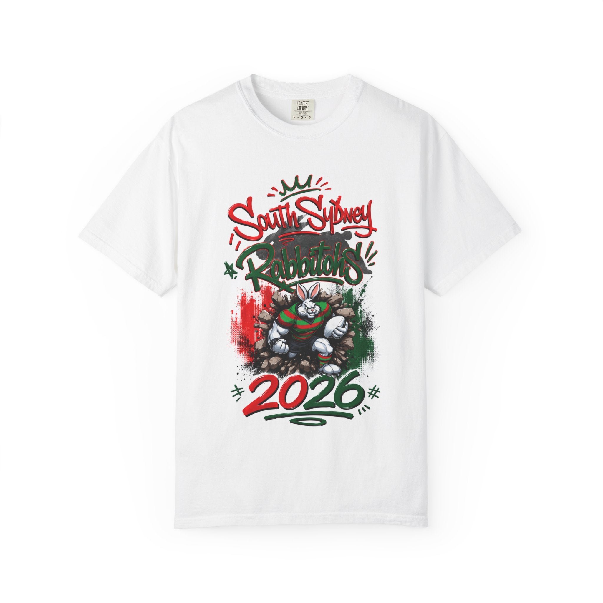 South Sydney pride. Streetwear attitude. 2026 energy. 🐰🟢🔴