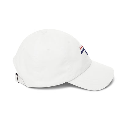 Washington Hockey Dad Cap — Embroidered, Navy & Red