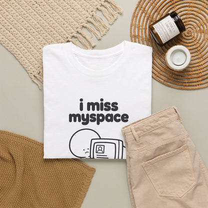 i miss myspace tee - White