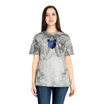 Memphis Basketball Tie-Dye Tee — Smoke, Royal, Navy & Gold
