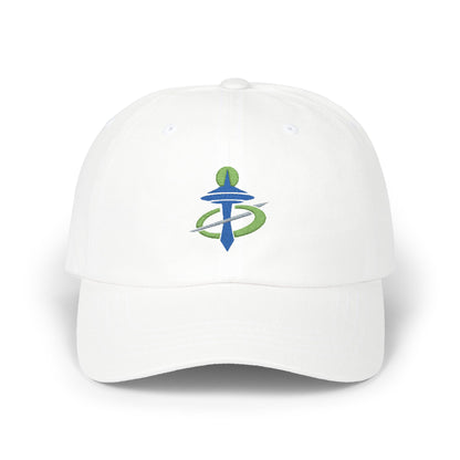 Seattle Soccer Dad Cap — Embroidered, Kiwi Green, Royal & Grey