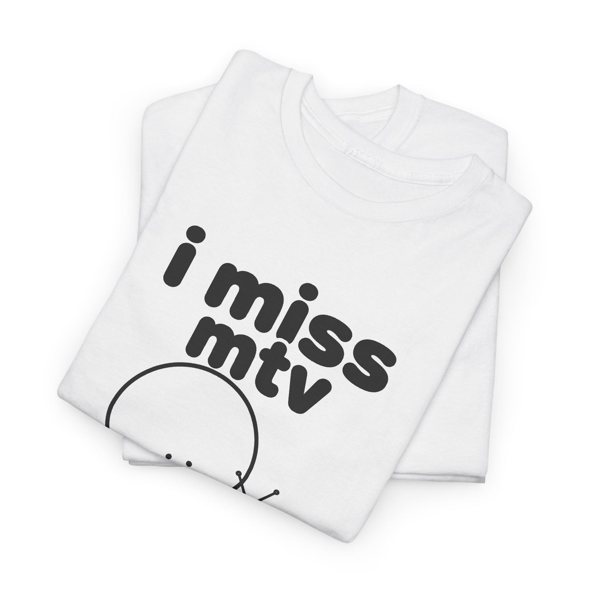 i miss mtv tee - White