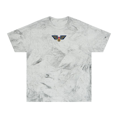 New Orleans Basketball Tie-Dye Tee — Smoke, Navy, Old Gold & White