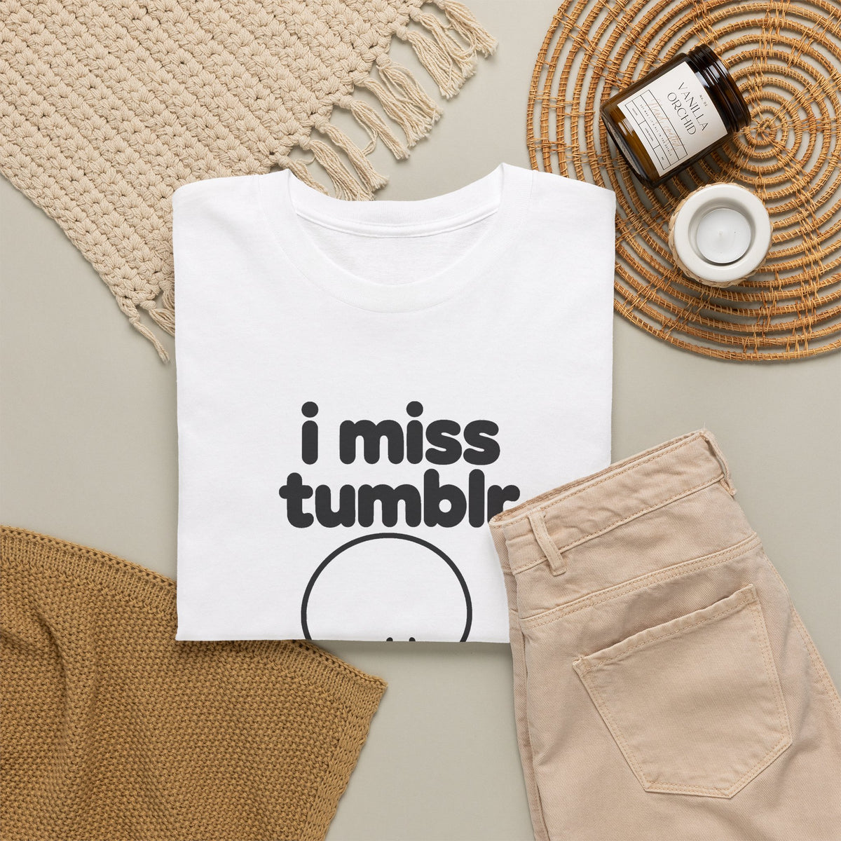 i miss tumblr tee - White