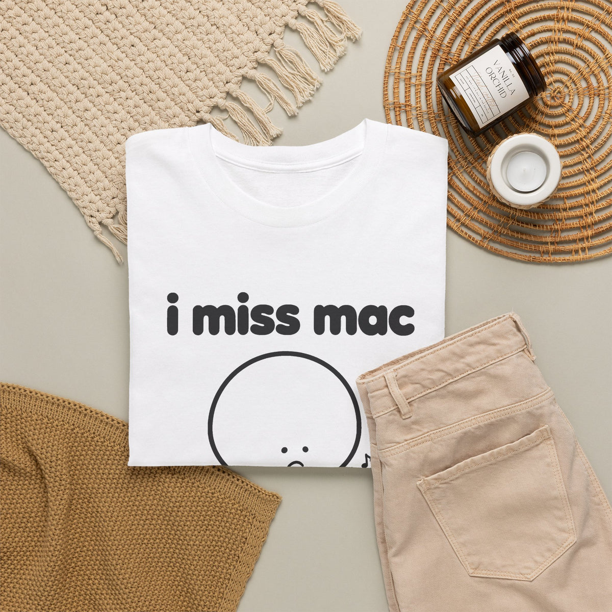 i miss mac tee - White