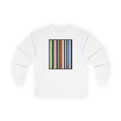 plate 309 long sleeve tee - White