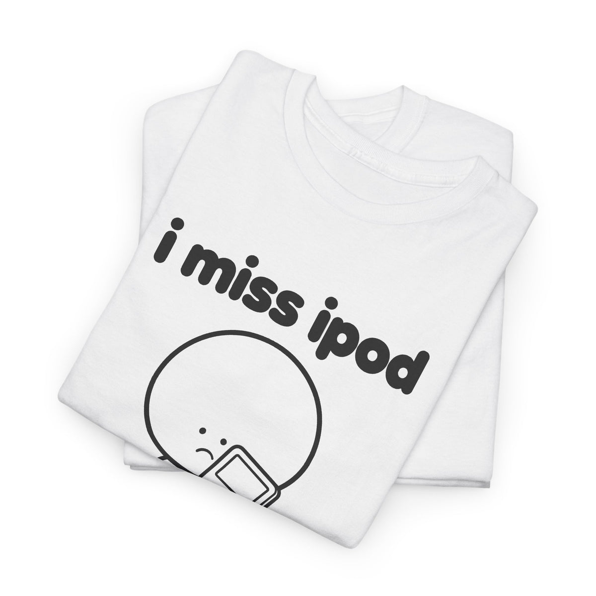 i miss ipod tee - White