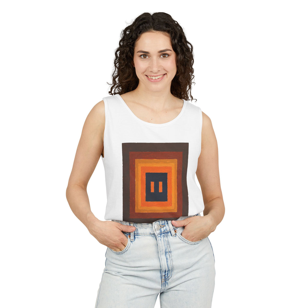 plate 006 tank - White by onlycolor