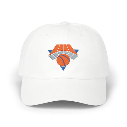 New York Basketball Dad Cap — Embroidered, Orange, Grey & Royal