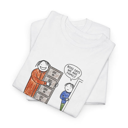 Work Family tee