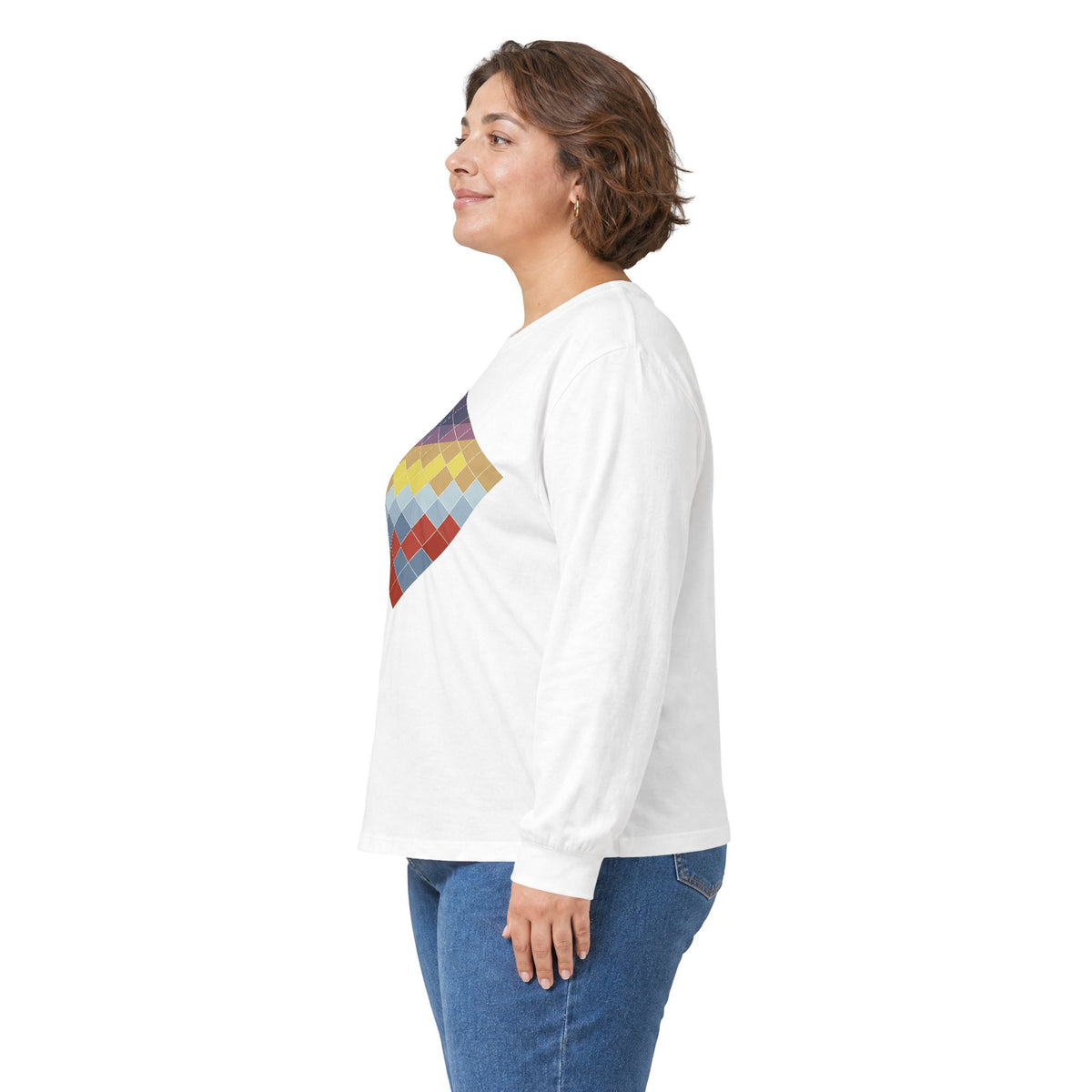 plate 314 long sleeve tee - White