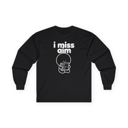 i miss aim long sleeve tee - Black