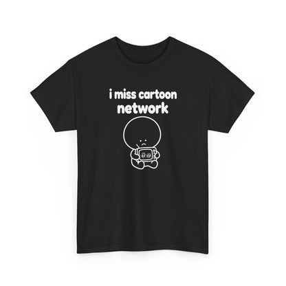 i miss cartoon network tee - Black