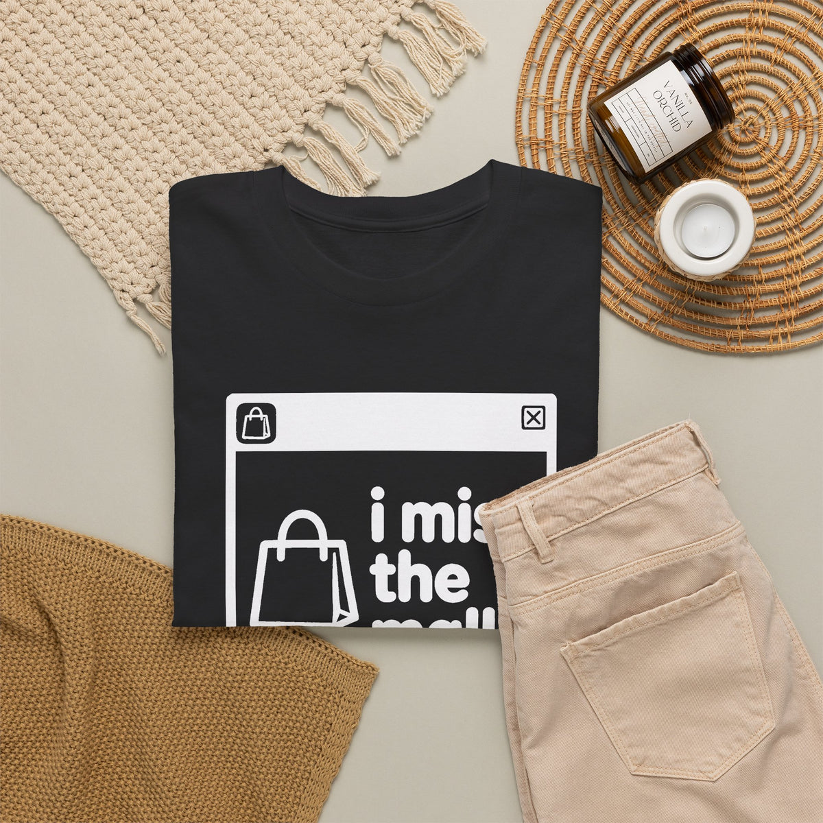i miss the mall error tee - Black by lonelyboi