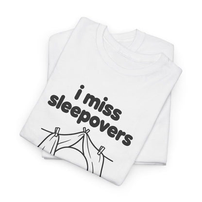 i miss sleepovers tee - White