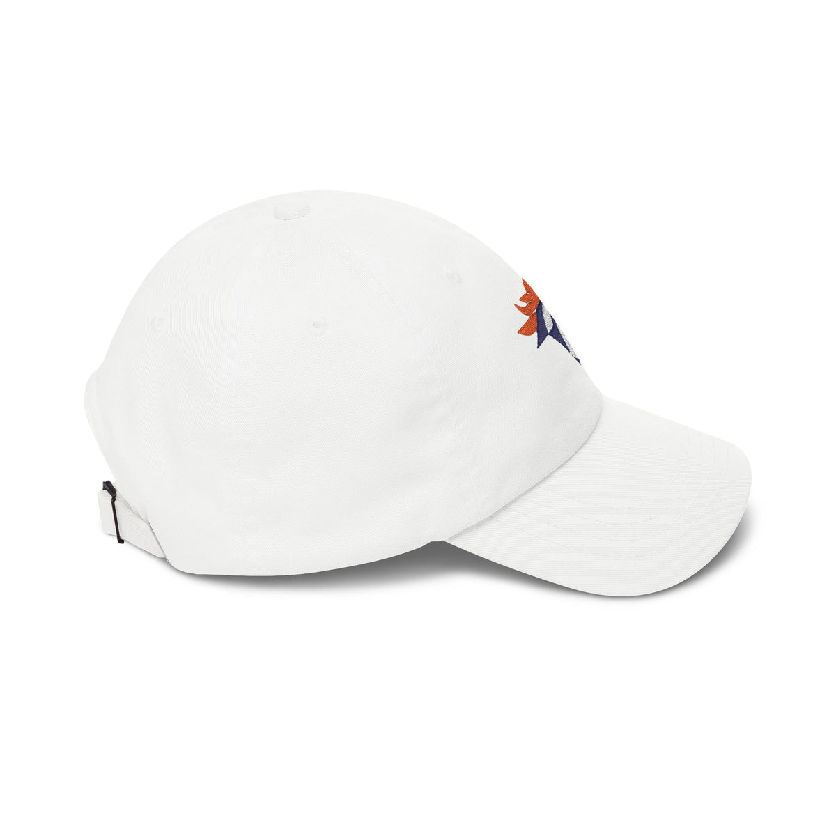 Denver Football Dad Cap — Embroidered, Orange, White & Navy