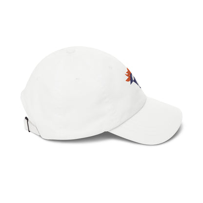 Denver Football Dad Cap — Embroidered, Orange, White & Navy