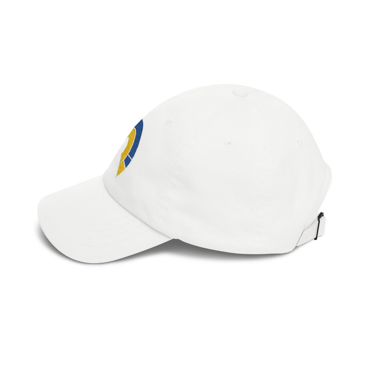 Los Angeles Football Dad Cap — Embroidered, Royal, Gold & White