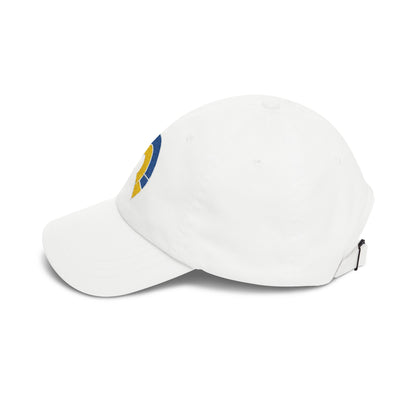 Los Angeles Football Dad Cap — Embroidered, Royal, Gold & White