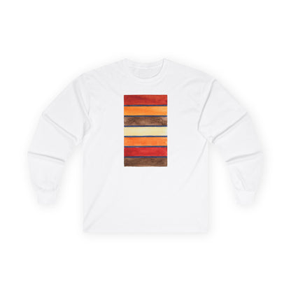 plate 133 long sleeve tee - White