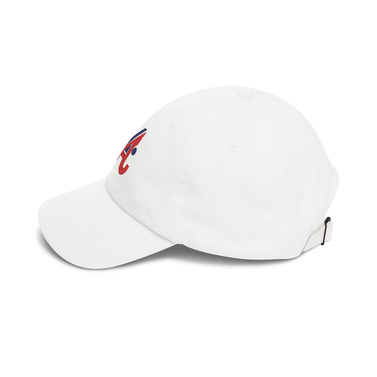 Atlanta Baseball Dad Cap — Embroidered, Red & Navy