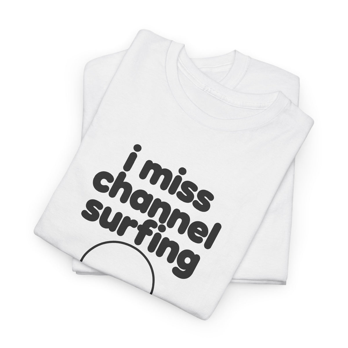 i miss channel surfing tee - White by lonelyboi