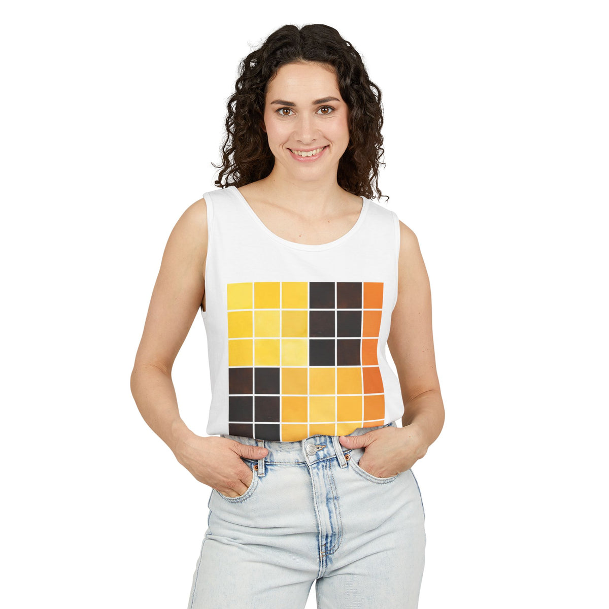 plate 214 tank - White by onlycolor