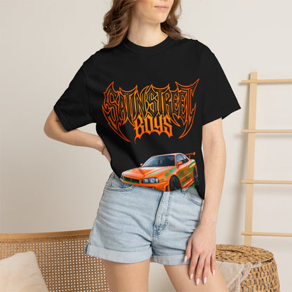 satinstreetco T-Shirt — creator merch on MRCH