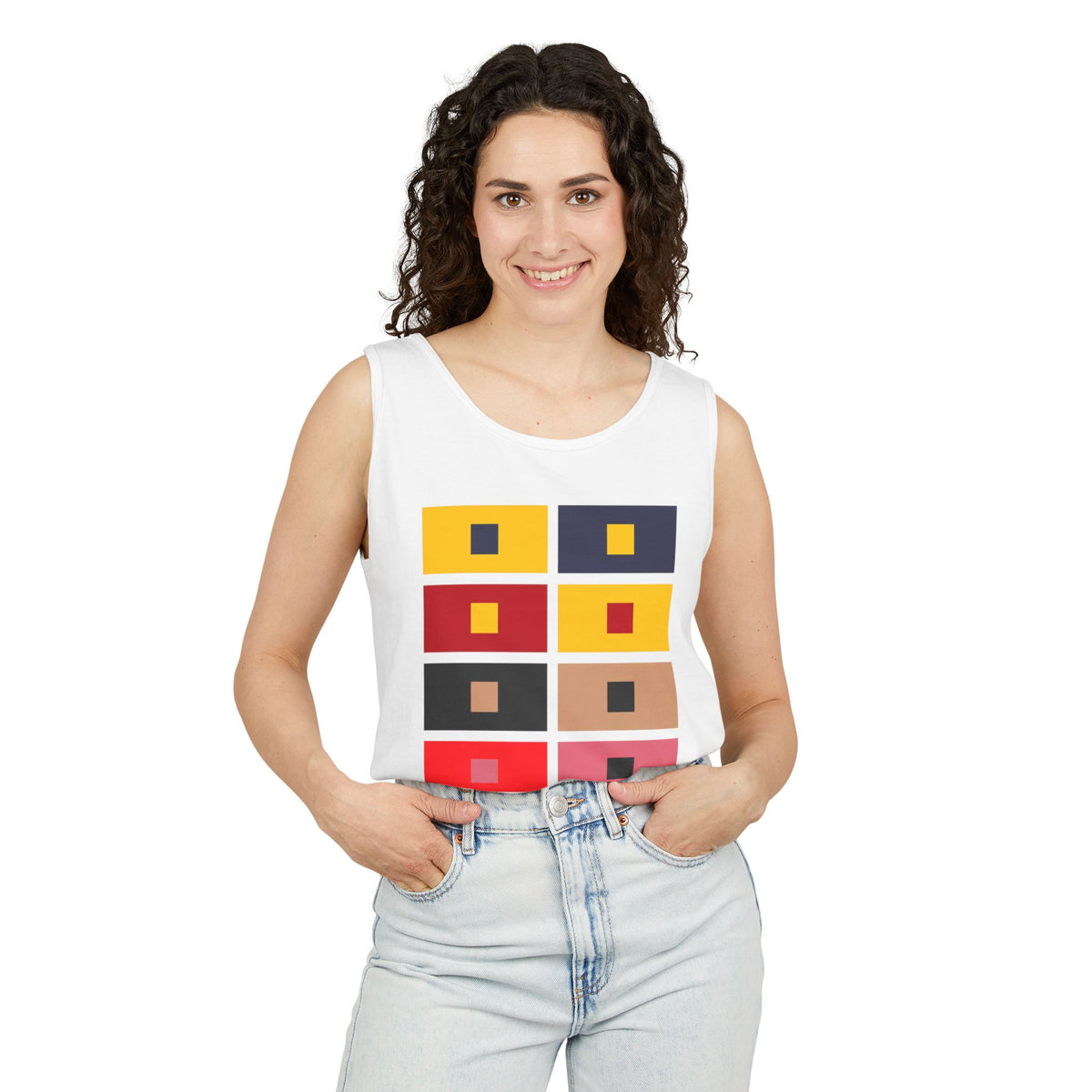 plate 259 tank - White