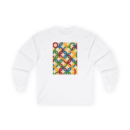 plate 327 long sleeve tee - White